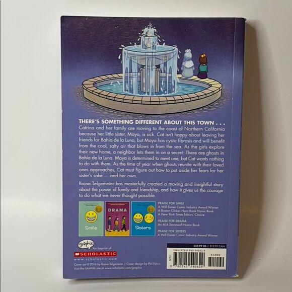 Paperback Scholastic 'Ghosts' by Raina Telgemeier - Children’s Graphic Novel - Picture 2 of 11